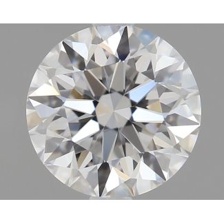 0.81 Carat Round E VVS1 EX GIA Natural Diamond