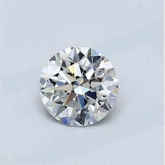 0.54 Carat Round E VS1 EX GIA Natural Diamond