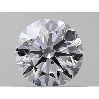 0.41 Carat Round D VS1 VG EX GIA Natural Diamond