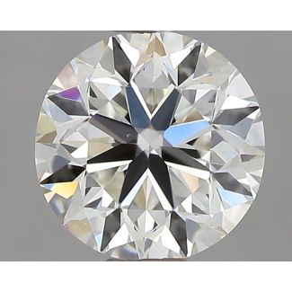 0.70 Carat Round I VS1 VG EX GIA Natural Diamond