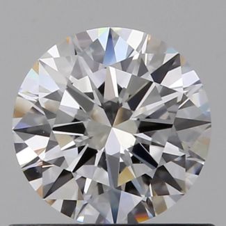 0.51 Carat Round D VS1 EX GIA Natural Diamond