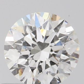 0.51 Carat Round F SI1 EX GIA Natural Diamond