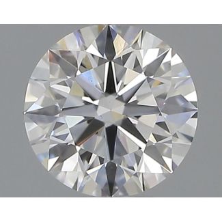 0.45 Carat Round F VS2 EX GIA Natural Diamond