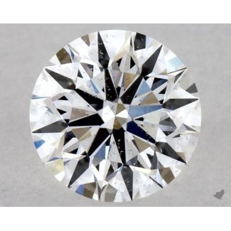 0.35 Carat Round D SI2 EX VG GIA Natural Diamond