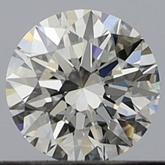 0.32 Carat Round D VVS2 EX GIA Natural Diamond