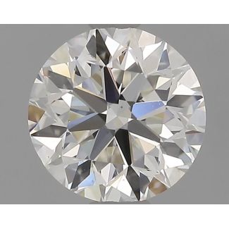 0.9 Carat Round H VS1 VG EX GIA Natural Diamond