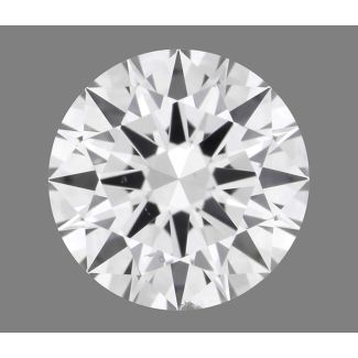 0.50 Carat Round E SI1 EX GIA Natural Diamond