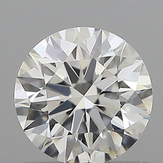 0.5 Carat Round F VVS2 EX GIA Natural Diamond