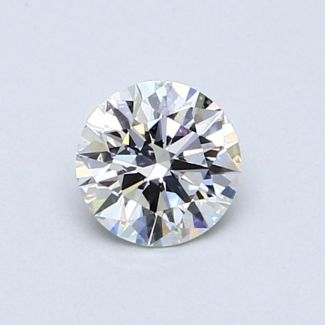 0.56 Carat Round F VS2 EX GIA Natural Diamond