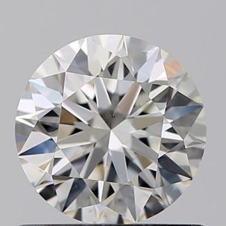 0.70 Carat Round I VS2 EX GIA Natural Diamond