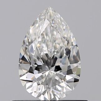 0.50 Carat Pear F VS1 - VG GIA Natural Diamond