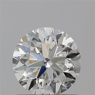 0.70 Carat Round G SI1 VG EX GIA Natural Diamond