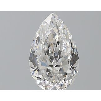 3.72 Carat Pear D VVS1 - EX GIA Natural Diamond