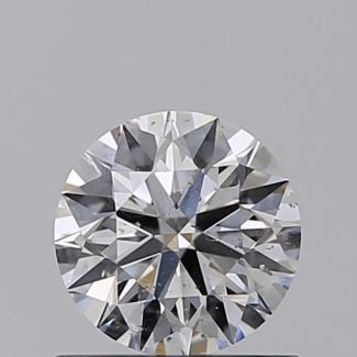 0.62 Carat Round D SI2 EX GIA Natural Diamond