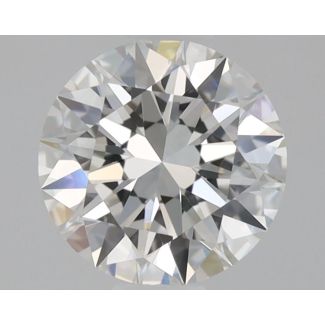 0.5 Carat Round F VVS1 EX GIA Natural Diamond