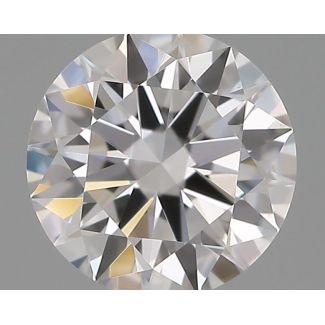 0.34 Carat Round D VVS1 EX GIA Natural Diamond