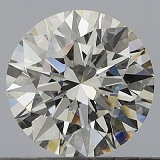 0.46 Carat Round F VS1 EX GIA Natural Diamond