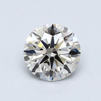 0.9 Carat Round G VVS1 EX GIA Natural Diamond