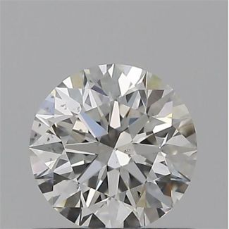 0.55 Carat Round H VS2 EX GIA Natural Diamond