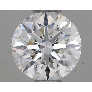 0.51 Carat Round F VS1 EX VG GIA Natural Diamond