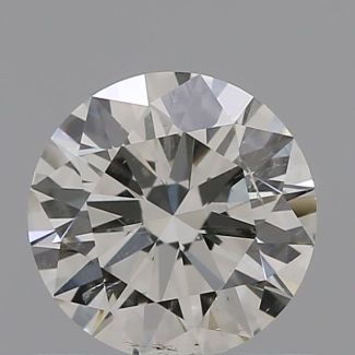 0.57 Carat Round I SI2 EX GIA Natural Diamond