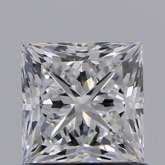 0.80 Carat Princess D VS2 - EX GIA Natural Diamond