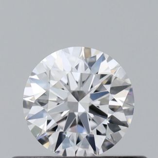 0.35 Carat Round D VVS1 EX VG GIA Natural Diamond