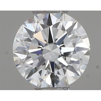 0.36 Carat Round E VVS1 EX GIA Natural Diamond