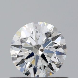 0.51 Carat Round H IF EX GIA Natural Diamond