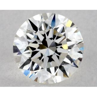 0.61 Carat Round H VS1 EX GIA Natural Diamond