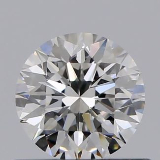 0.50 Carat Round F VVS2 VG GIA Natural Diamond