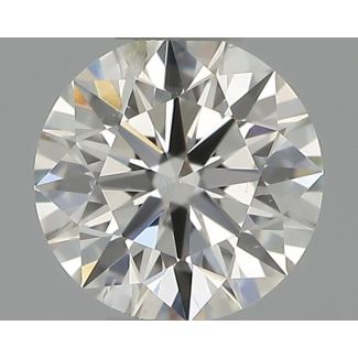 0.30 Carat Round H SI1 EX IGI Natural Diamond