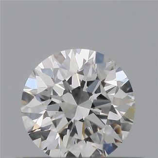 0.37 Carat Round E VVS1 EX GIA Natural Diamond