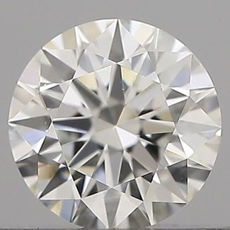 0.51 Carat Round H VS1 EX IGI Natural Diamond