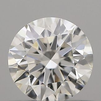 0.54 Carat Round G VVS2 EX GIA Natural Diamond