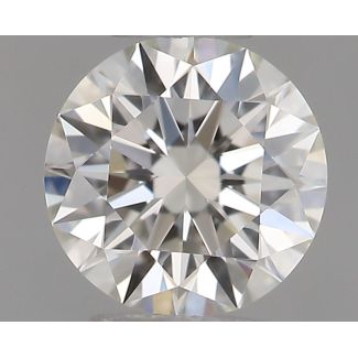 0.3 Carat Round H VVS1 EX IGI Natural Diamond