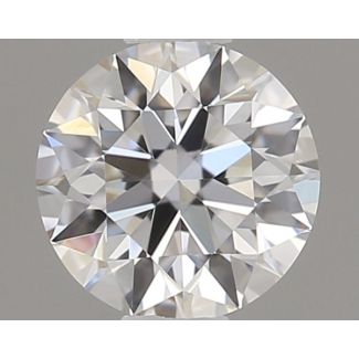 0.21 Carat Round F VVS2 EX GIA Natural Diamond