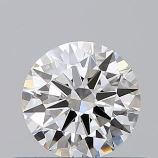 0.46 Carat Round F IF VG EX GIA Natural Diamond