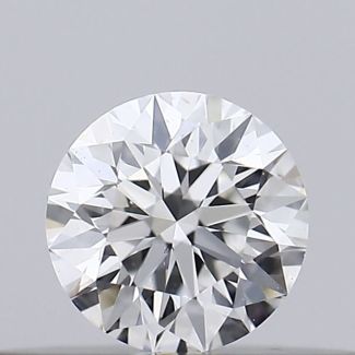 0.18 Carat Round F VS1 EX GIA Natural Diamond