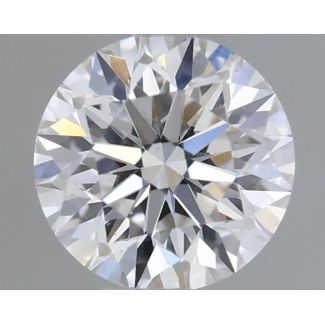 0.33 Carat Round D SI1 EX VG GIA Natural Diamond