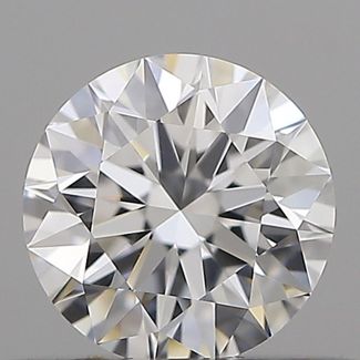 0.4 Carat Round D VVS2 EX GIA Natural Diamond