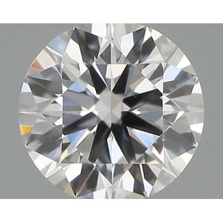 0.3 Carat Round D VVS2 EX IGI Natural Diamond