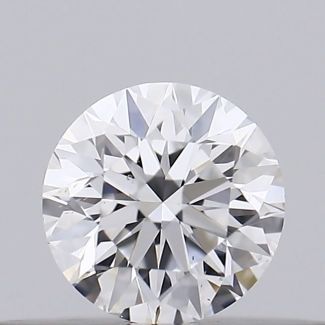 0.18 Carat Round D VS2 EX GIA Natural Diamond