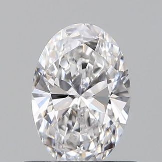 0.5 Carat Oval D VVS1 - VG GIA Natural Diamond