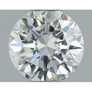 0.32 Carat Round G SI1 EX GIA Natural Diamond