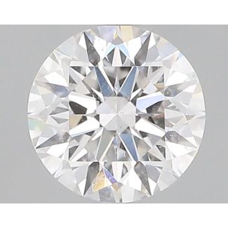 0.8 Carat Round D SI2 EX GIA Natural Diamond