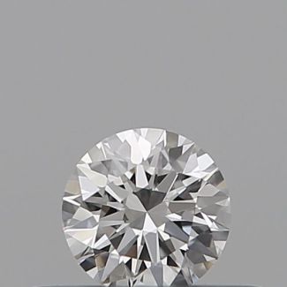 0.24 Carat Round E VVS2 EX VG GIA Natural Diamond