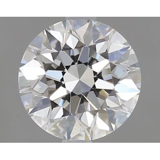 0.63 Carat Round E VVS1 EX GIA Natural Diamond