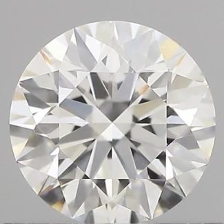 0.63 Carat Round F VVS1 EX GIA Natural Diamond