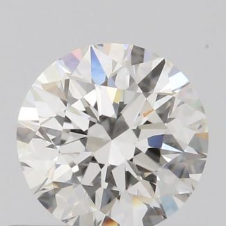 0.5 Carat Round H SI1 EX GIA Natural Diamond